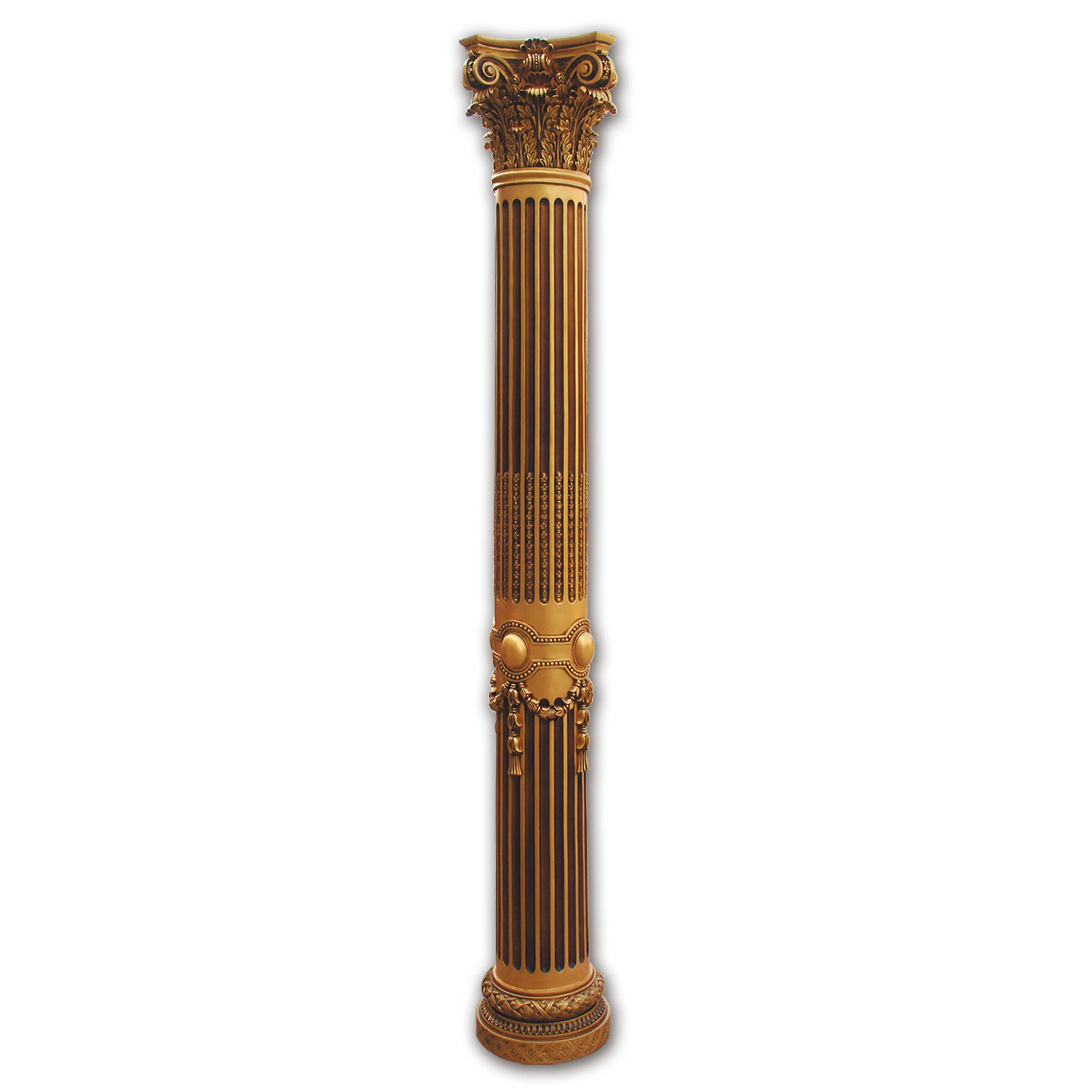 Decorative artificial marble roman pillar column for palace