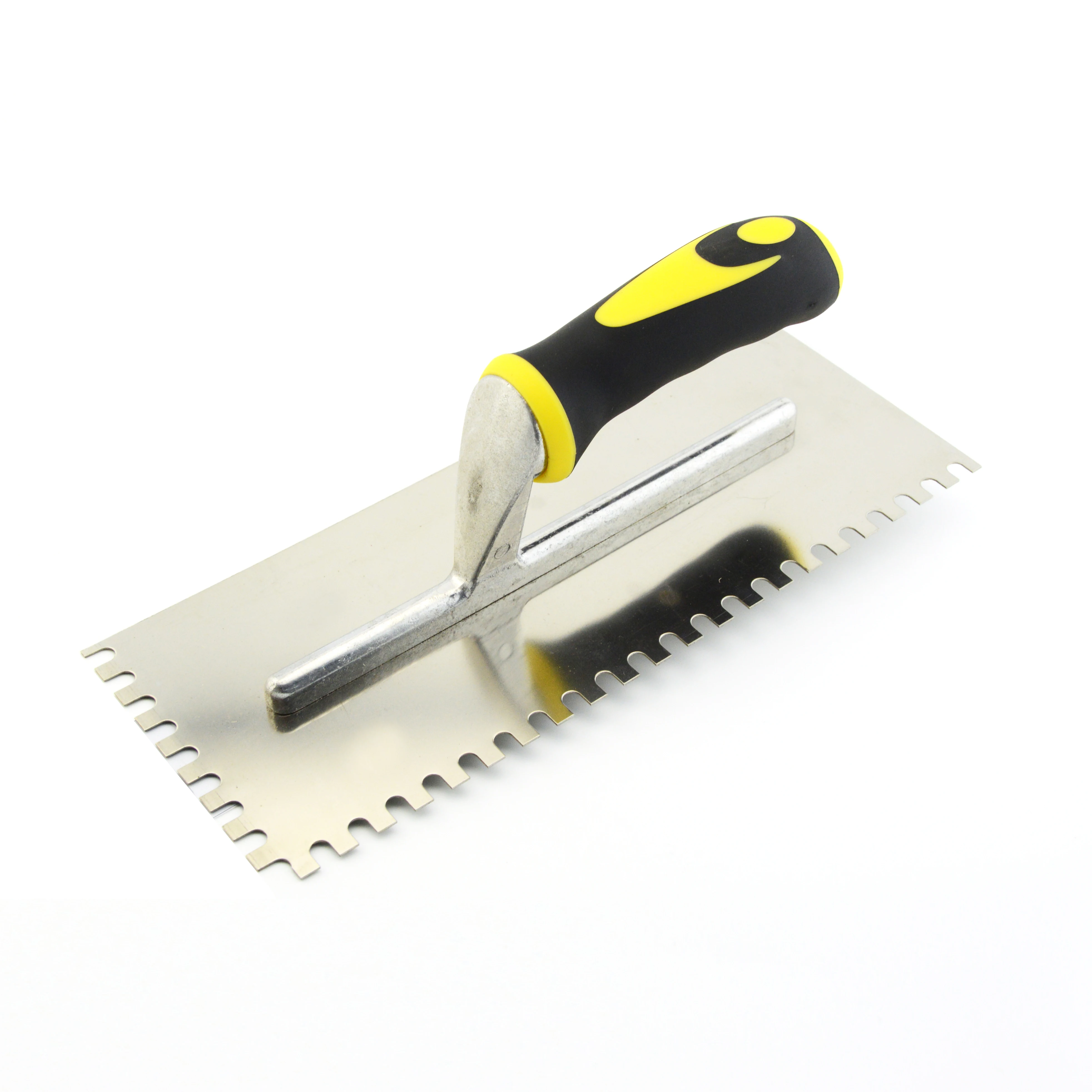 
Factory Selling Plastic Handle Notched Trowel For Wall Cement Plastering Trowel Tools Brick 