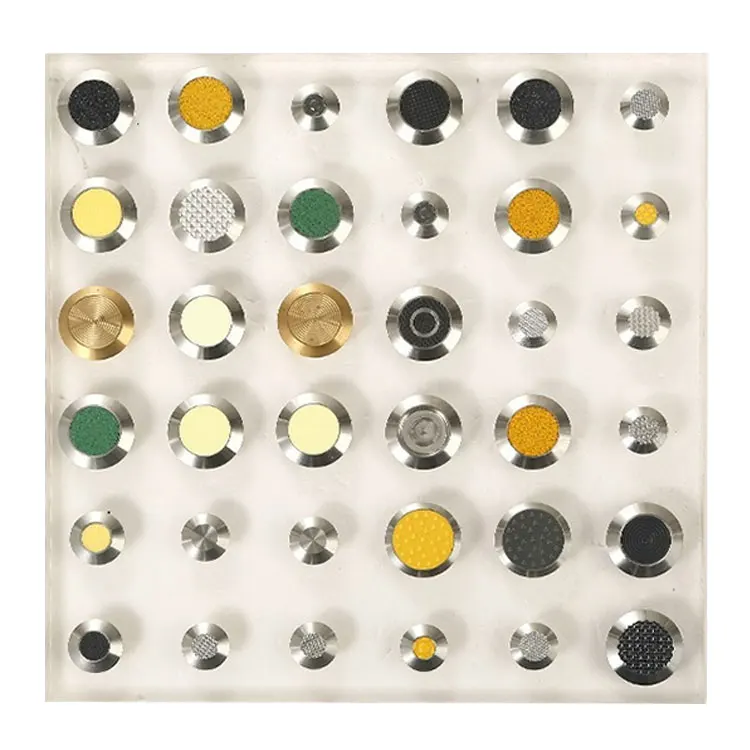 Stainless steel tactile indicator stud and strip Tactil stud surface paving price ceramic tile Indic louver warning indicator