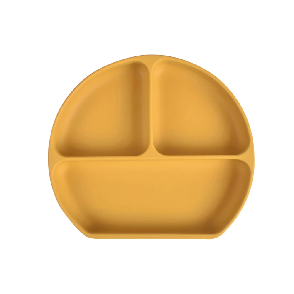 Hot Sales Silicone Baby Plates for Toddler Kid Eco-friendly Non-toxic Custom Silicone Divided Plate Baby Feeding