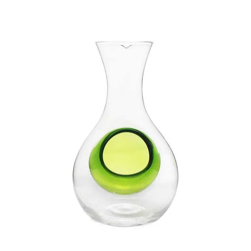 Stock glass whisky decanter with ice pocket Japanese cold sake glass wine decanter