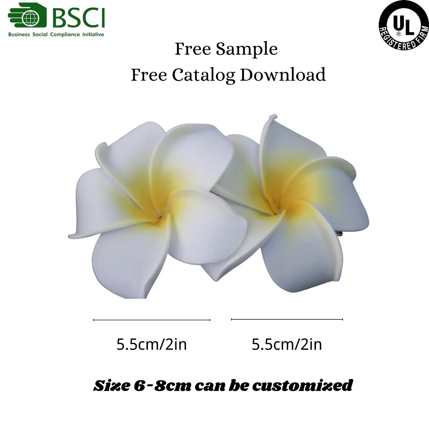 Tropical Flowers Tiare Tattoo Hair Clips Head Band Hawaiian EVA Egg From Clip Necklace Party Head Accessories Hawaii Foam Flower