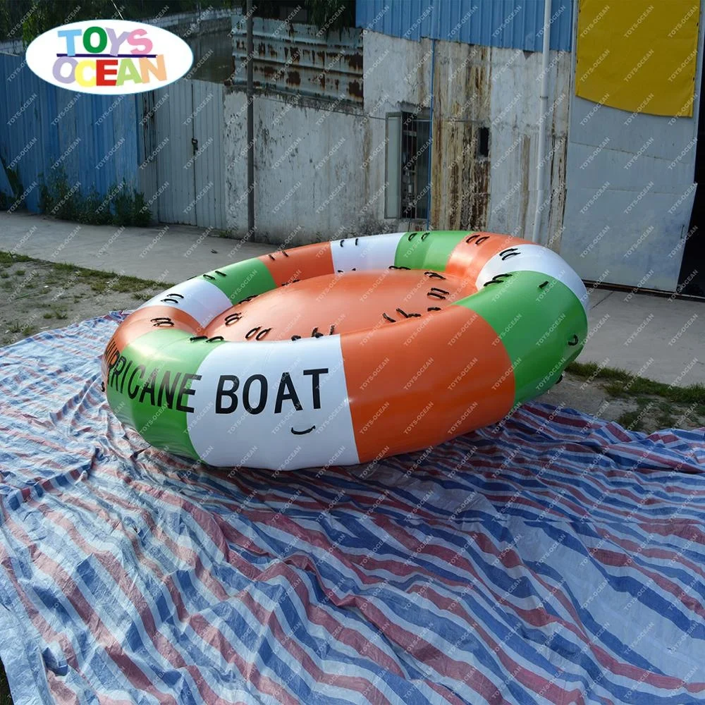 toys ocean factory customized cheap water sports games water tow inflatable disco ufo boat