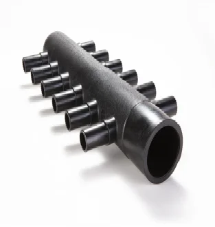 
HDPE plastic geothermal nine way tee pipe fittings 