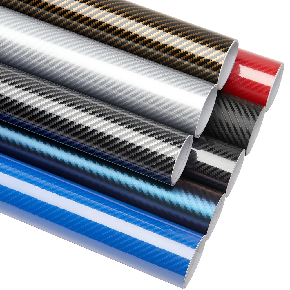 1.52x18M2D 3D 4D 5D 7D 9D forged carbon fiber wrapped car body sticker vinyl film