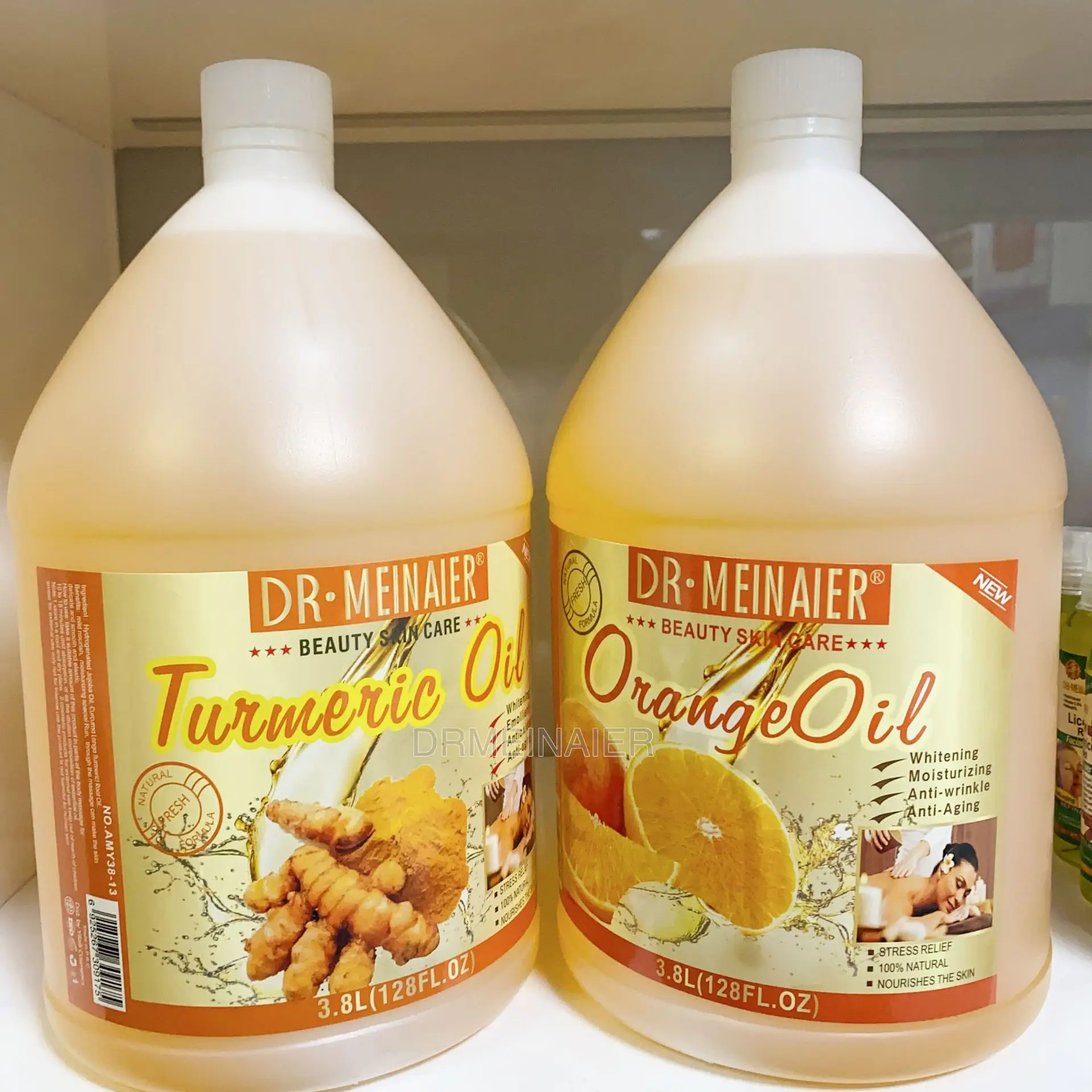 3.8L Massage Essential Oil Arbutin Rose Multiple Colors Natural Face and Body Whitening Oil Relaxing Skin Care Moisturizer