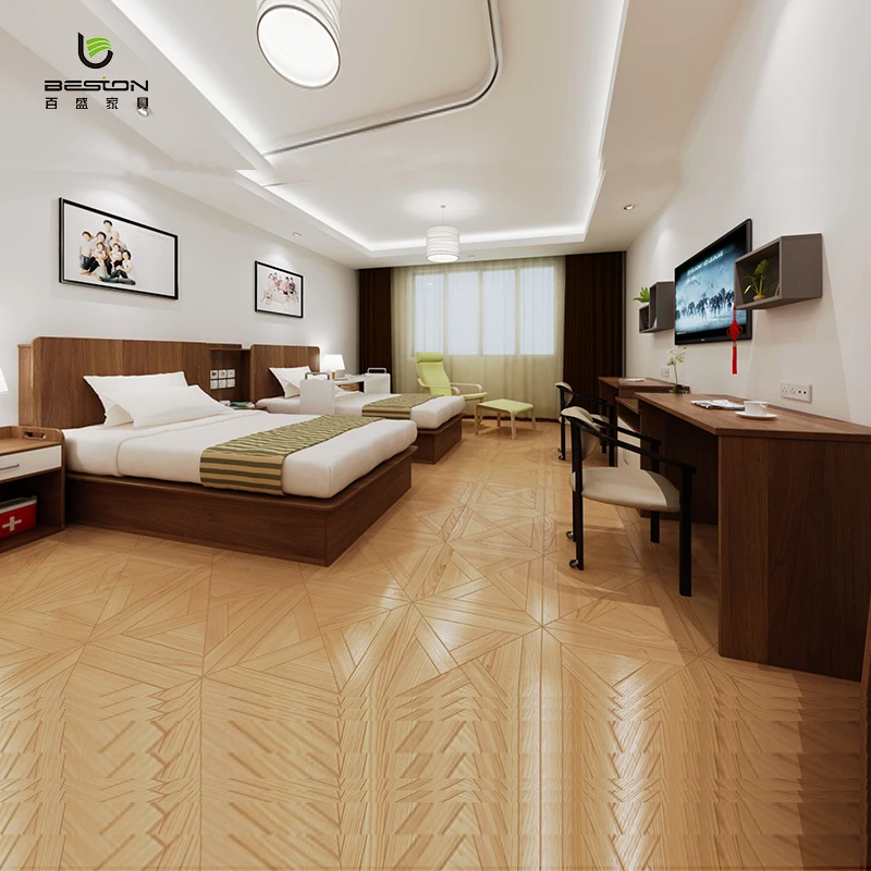 Мебель для гостиниц деревянная кровать татами-кровать по индивидуальному заказу двойная MFC рама с хранилищем и изголовьем кровати