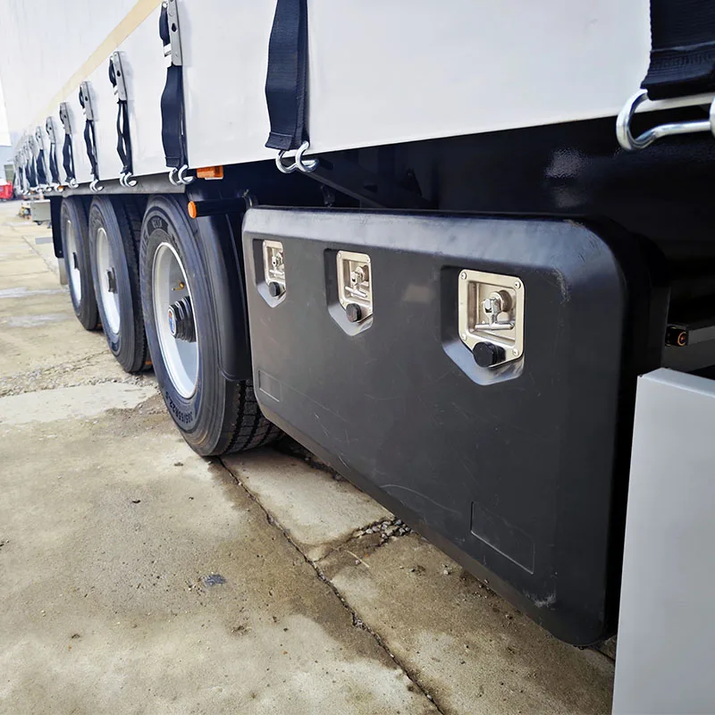 3 Axles Van Truck Trailer Enclosed Box Cargo Transport PVC Tarpaulin Sliding 45FT 40FT Curtain Side Semi Trailer
