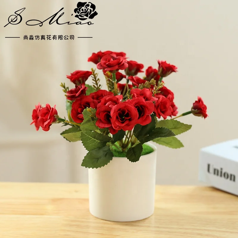 Artificial Orchid Purple Phalaenopsis Orchid Plant All Year Occasions Bonsai For Desk Decor