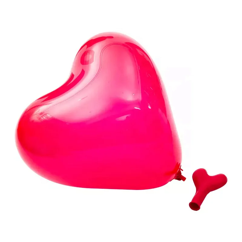 Individual packing plain color heart shape foil balloon 18 inch festival celebration helium balloon party decoration balloons