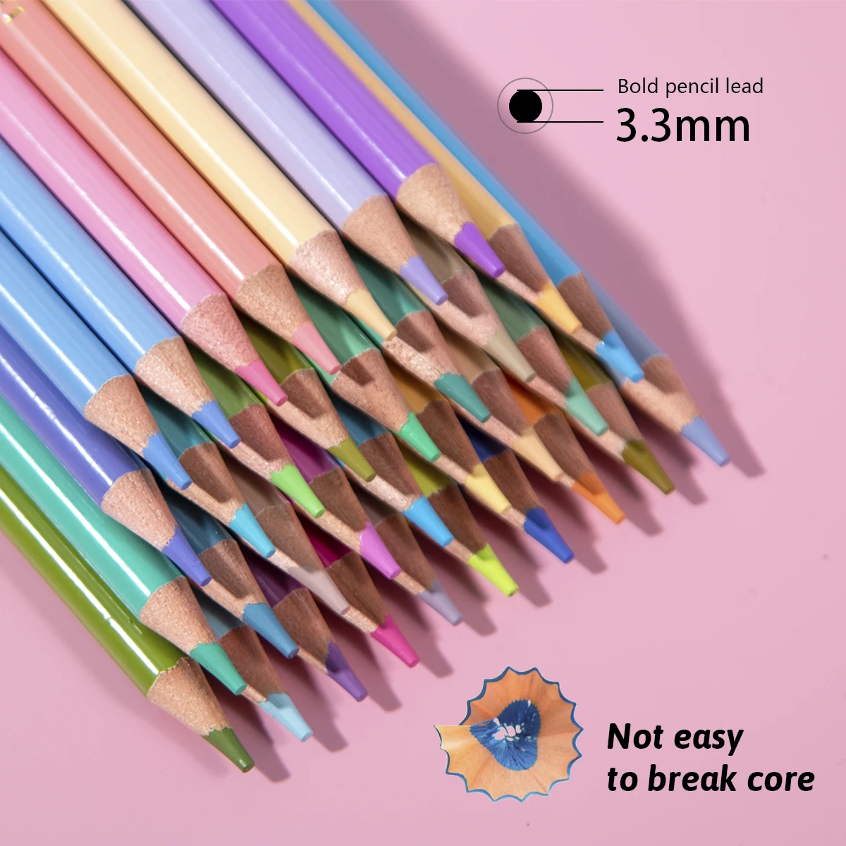 art supplies 50 macaron round colored pencils colored drawing pencil set
