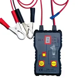 Auto Fuel Injector Tester 12 V 4 Pulse Modes Car Vehicle Fuel Pressure System Diagnostic Scan Testing Tool Cleaning Tool Kit