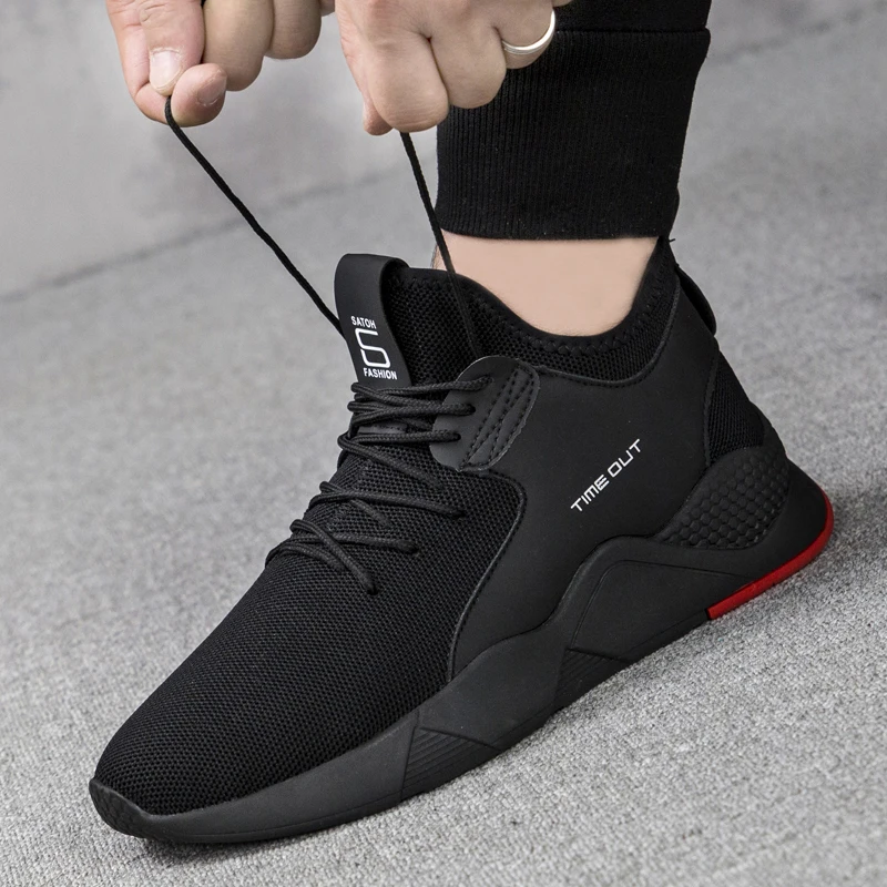 spring trending cheap stock sports men running shoes sneaker factory