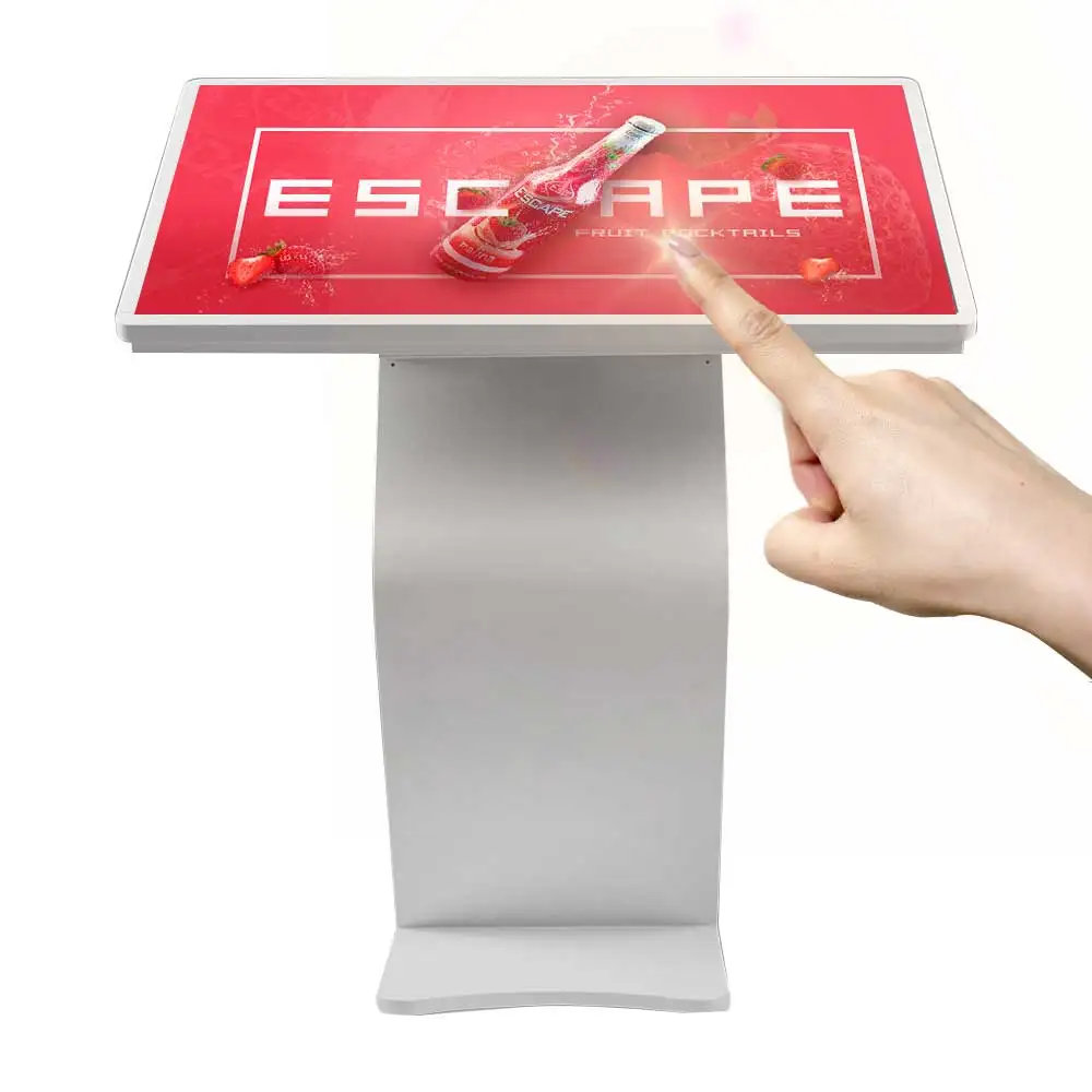 Digital information signage advertising display video screen LCD interactive touch self service kiosk