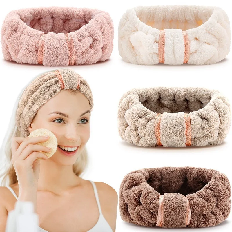 Fashionable Microfiber Fabric Spa Headband for Makeup Category Hairbands