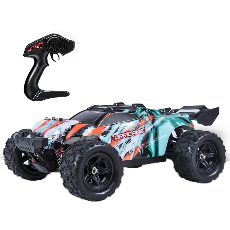 QS Hot Selling 2.4G Remote Control 4WD Climb Vehicle RC High Speed Big Wheel 2 Colors Off-Road Racing Car Toy For Children Gift