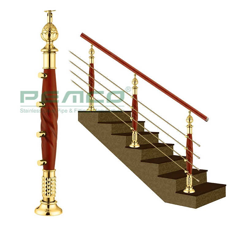 A260 Stainless Steel Round Tube Balustrade Handrails Staircase Inox Crystal Pipe Railing