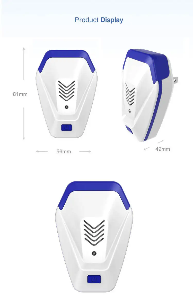 Made In China Dependable Quality Ultrasonic Repeller Variable Frequency Mosquito Repellent