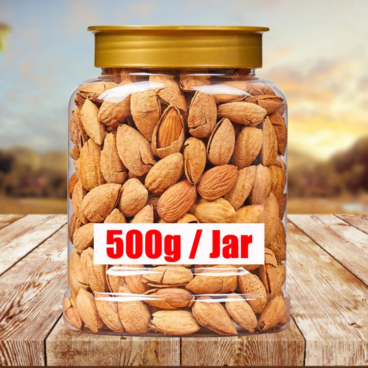
Factory OEM wholesale 500g jar almond tree nut snacks 