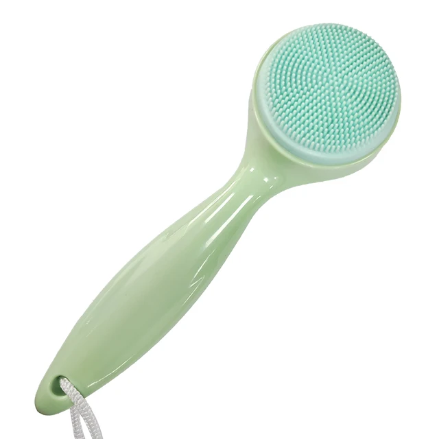 Оптовая продажа, массажер для чистки лица, инструменты для ухода за кожей, силиконовые щетки для ванны с веревкой