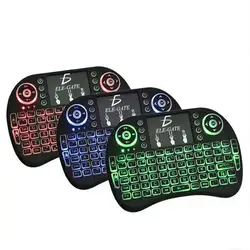 I8 Portable Custom layout 2.4GHz mini Wireless Backlight keyboard  handheld Keyboard for smart TV/TV box computer