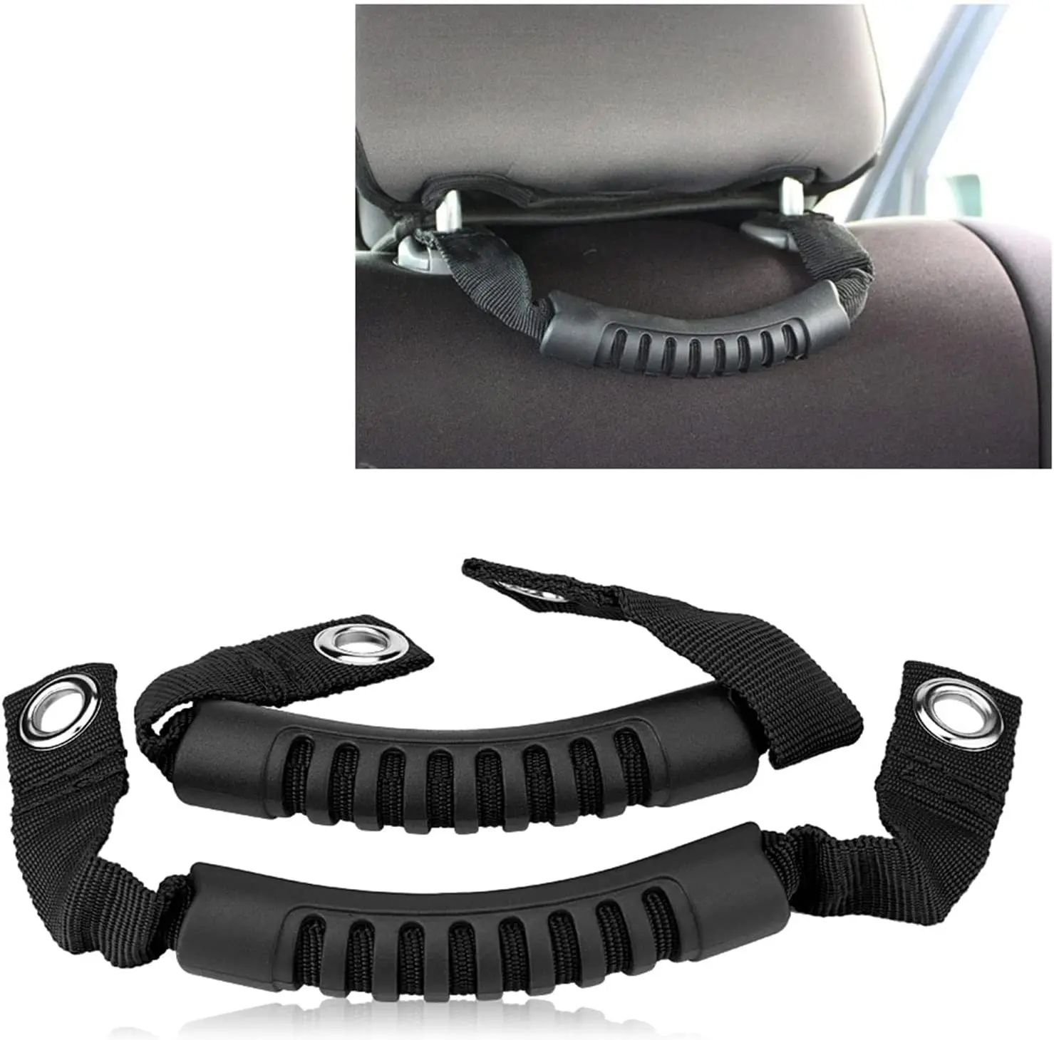 2024Jeep Wrangler рукоятки для захвата автомобиля заднего сиденья подголовник набор ручек с отверстием JEEP Ford Bronco аксессуары