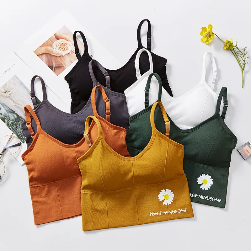 Manufacturers Direct Sales Kaka U back chest Camisole sports Wrapped Chest Girl women Vest Seamless Bra Tube Top