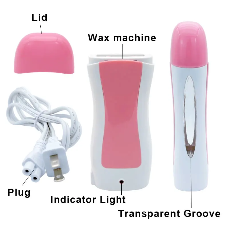 Professional High Quality Portable empty biosoft Roll On Hair Removal Wax Heater Warmer with Cartridge