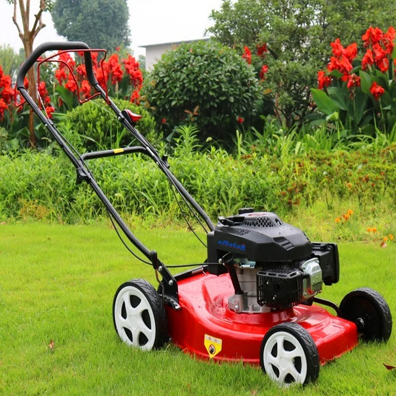 walk behind lawn mower with BS engine and aluminum chasis 20 inch newest self propelled gasoline lawn mower machinery