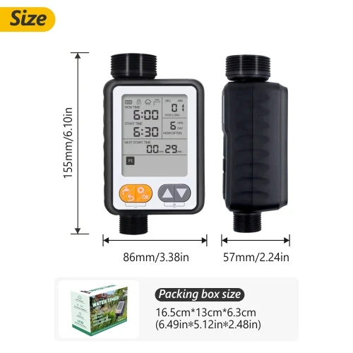 Farming Waterproof Automatic Digital Electronic Water Timer System Garden Irrigation Watering Timer Controller