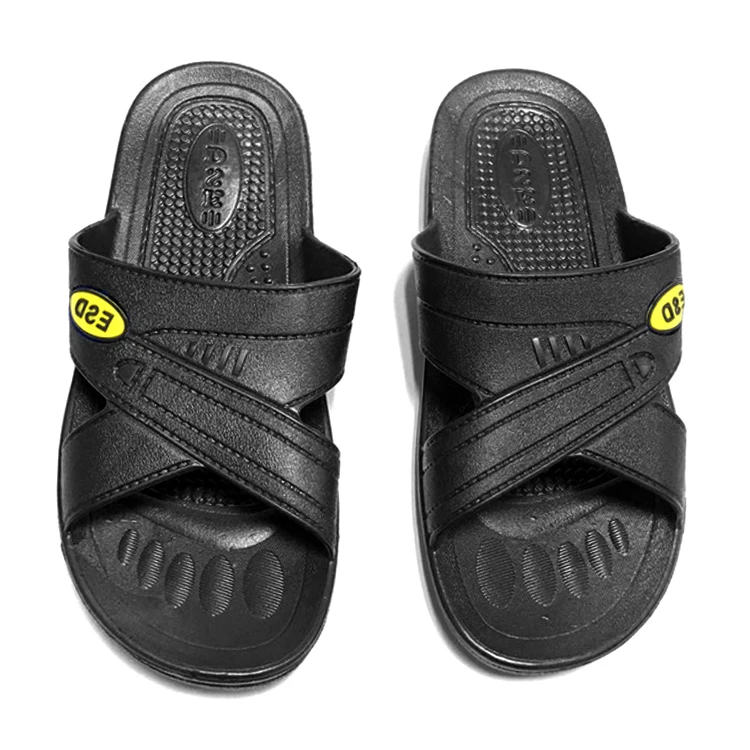 ALLESD China Manufacturer ISO CE Certified SPU Anti Static Clean Room ESD Slipper Shoes
