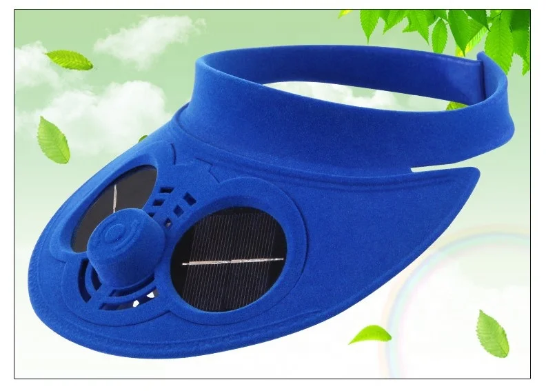 New Design Cheap sun visor hat with solar powered fan Children Fashion solar powered fan hat for kids