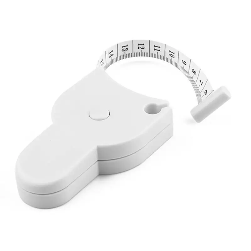 150cm/60 Inch Retractable Ruler Fitness Accurate Fitness Caliper Body Waist Chest Arms Legs Measuring Tape
