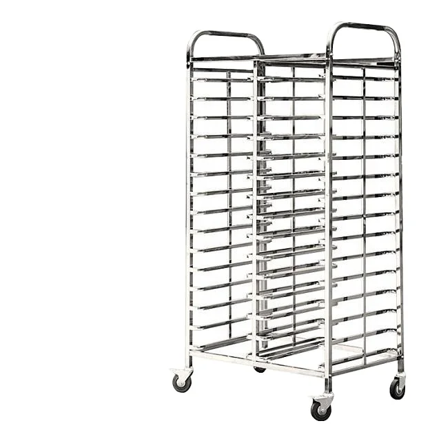 Kitchen Equipment Stainless Steel Metal Bread Baking Pan Rack Trolley/Dehydration Trolley Oven Rack with Customized Size
