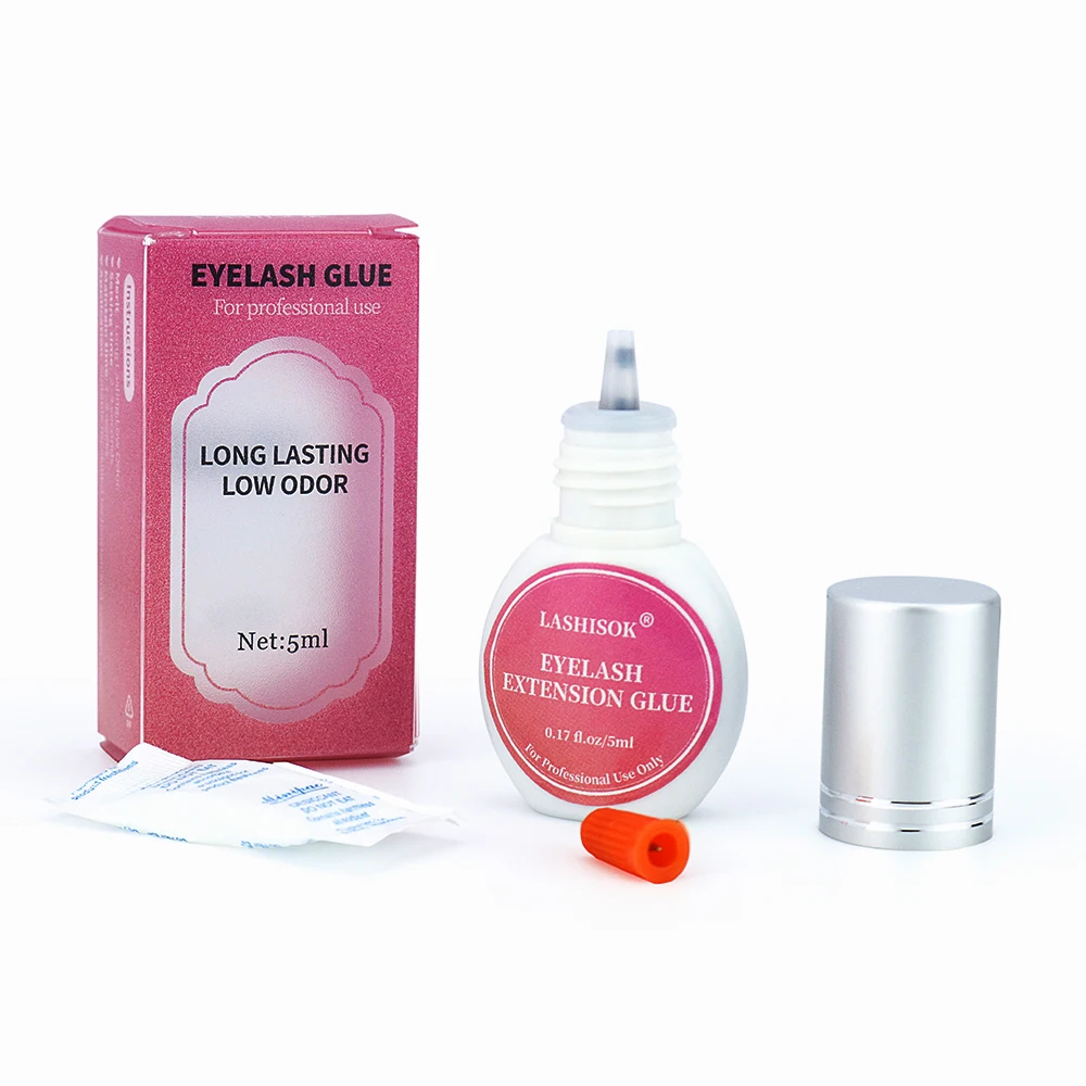 Factory Oem Wholesale Milky White Waterproof Your Logo Water Proof Best Medical Grade Individual Extension Eyelash Glue