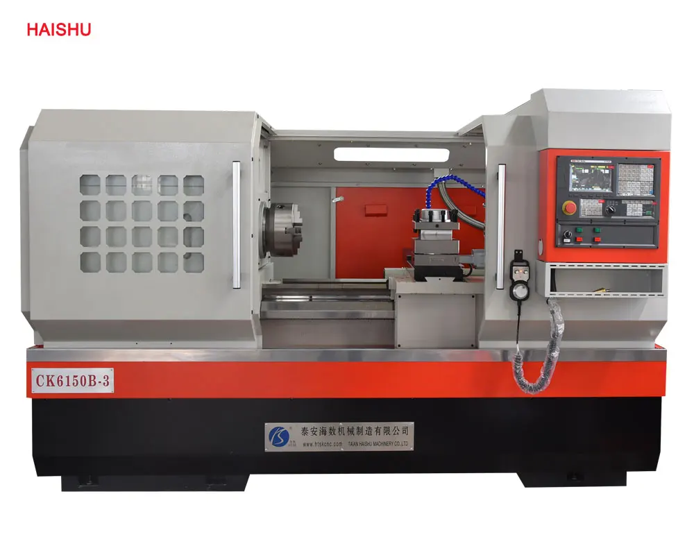 Heavy Duty Big Bore Cnc Lathe For Sale CK6150B-3 On Promotion