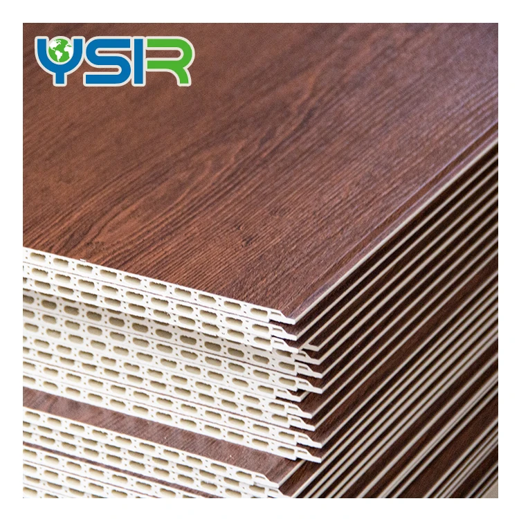 Indoor Decoration Wooden Plastic Composite WPC Wall Panel Interior Cladding