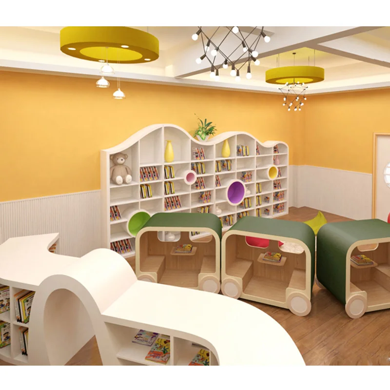 Kids Wooden Reading classroom preschool furniture for saling from Cowboy