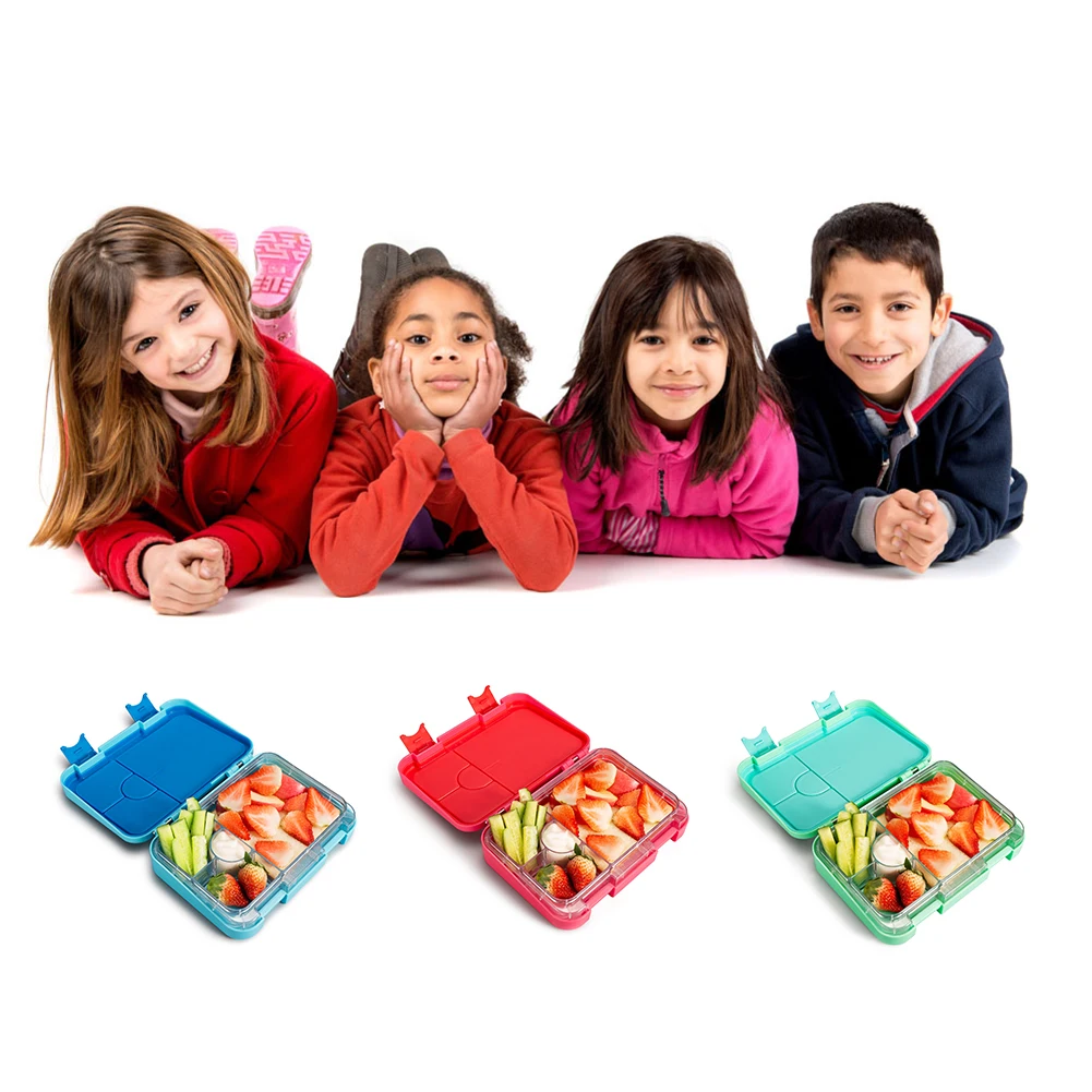 Aohea Wholesale Kids Bento Style Box Insulated Bento Lunch Box Tiffin Food Tiffin Box Lunch Plastic Lunchbox
