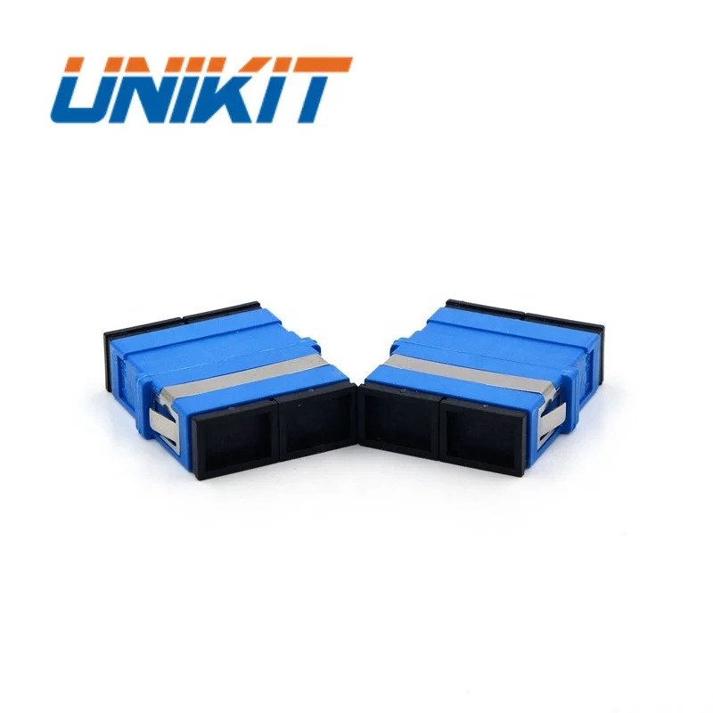 Best Selling SC Earless No Flange Fiber Adapter SC UPC Singlemode Simplex Duplex without Flange Fiber Optic Coupler Adapter