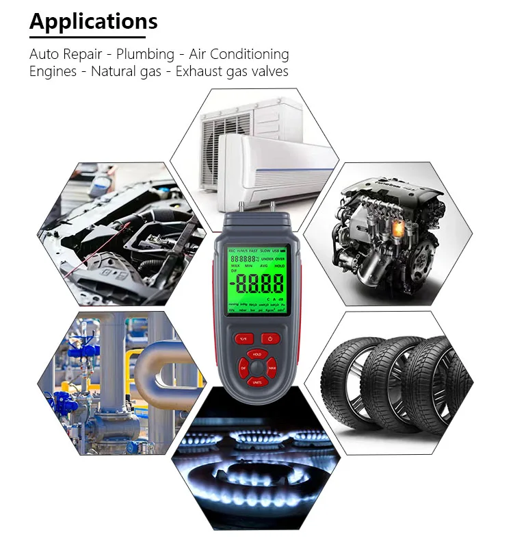 Measuring range 0-10000ppm Co2 Meter Carbon Dioxide Sensor Co2 Temperature Humidity Meter Accurate Tester