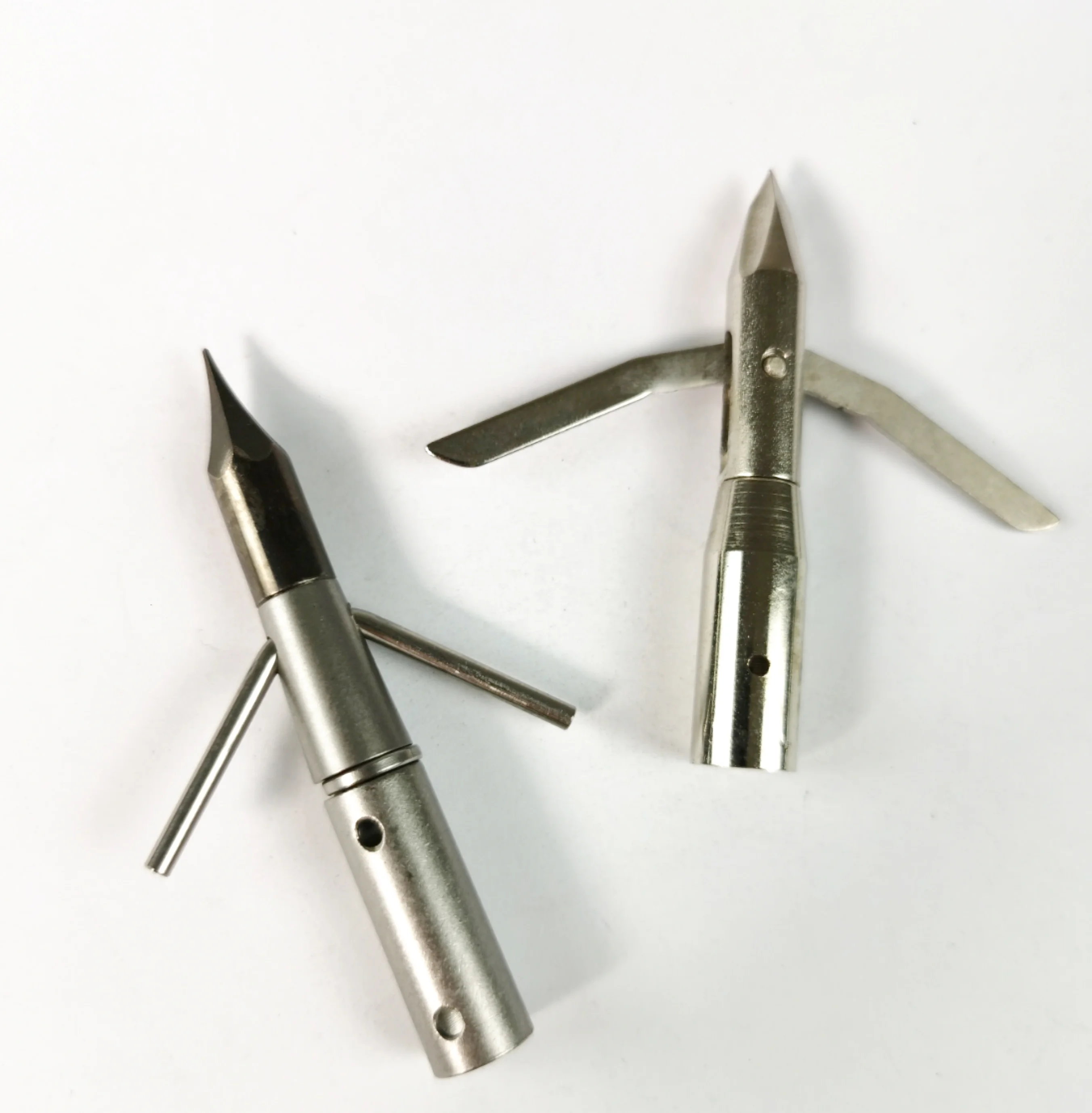 Archery Outdoor Detachable Broadheads Bowfishing Arrowhead Points Fish for Bow and Arrow Hunting