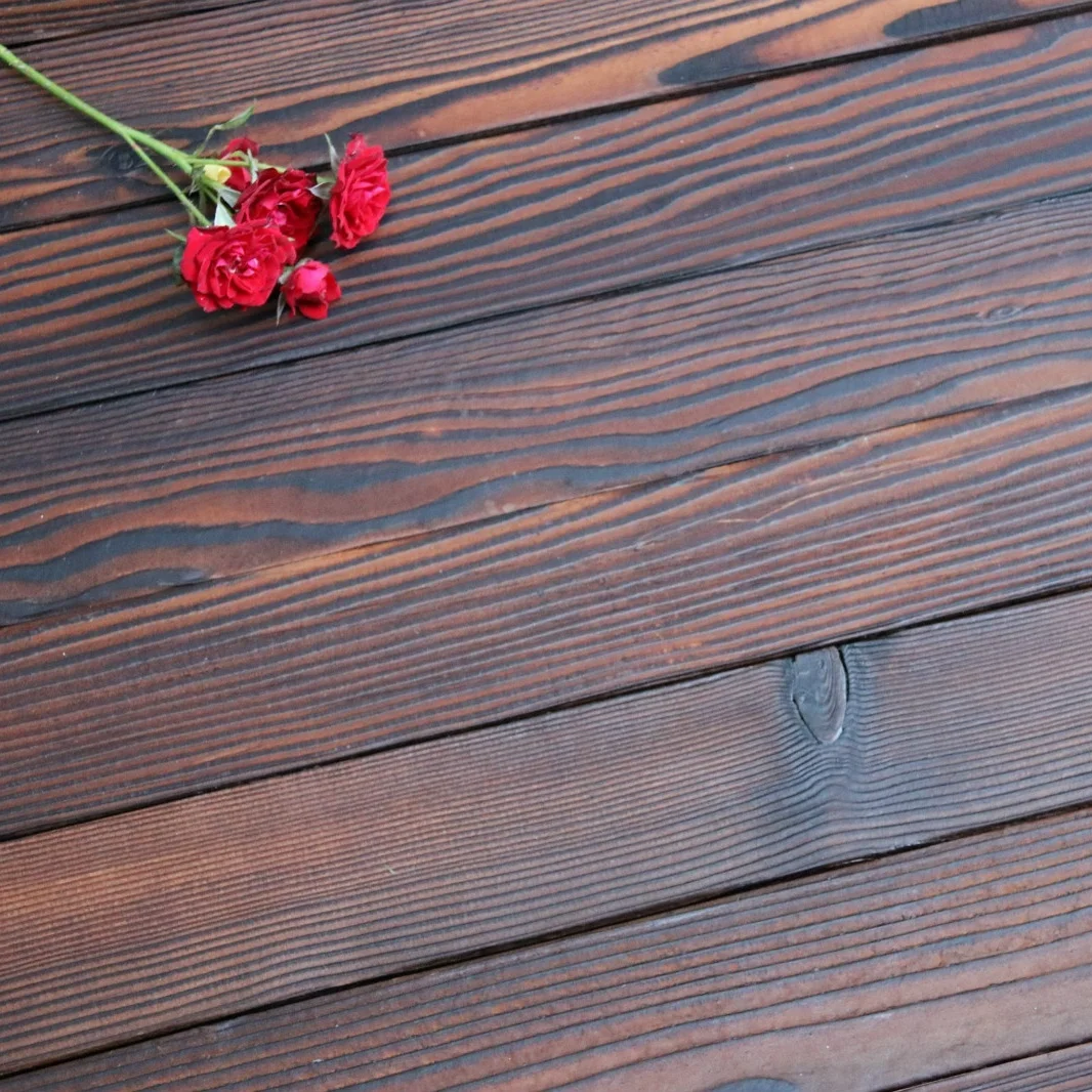 BOHAO Factory Thermo Pine Wood Decking Cladding for Floor Wall Exterior Interior Outdoor Indoor
