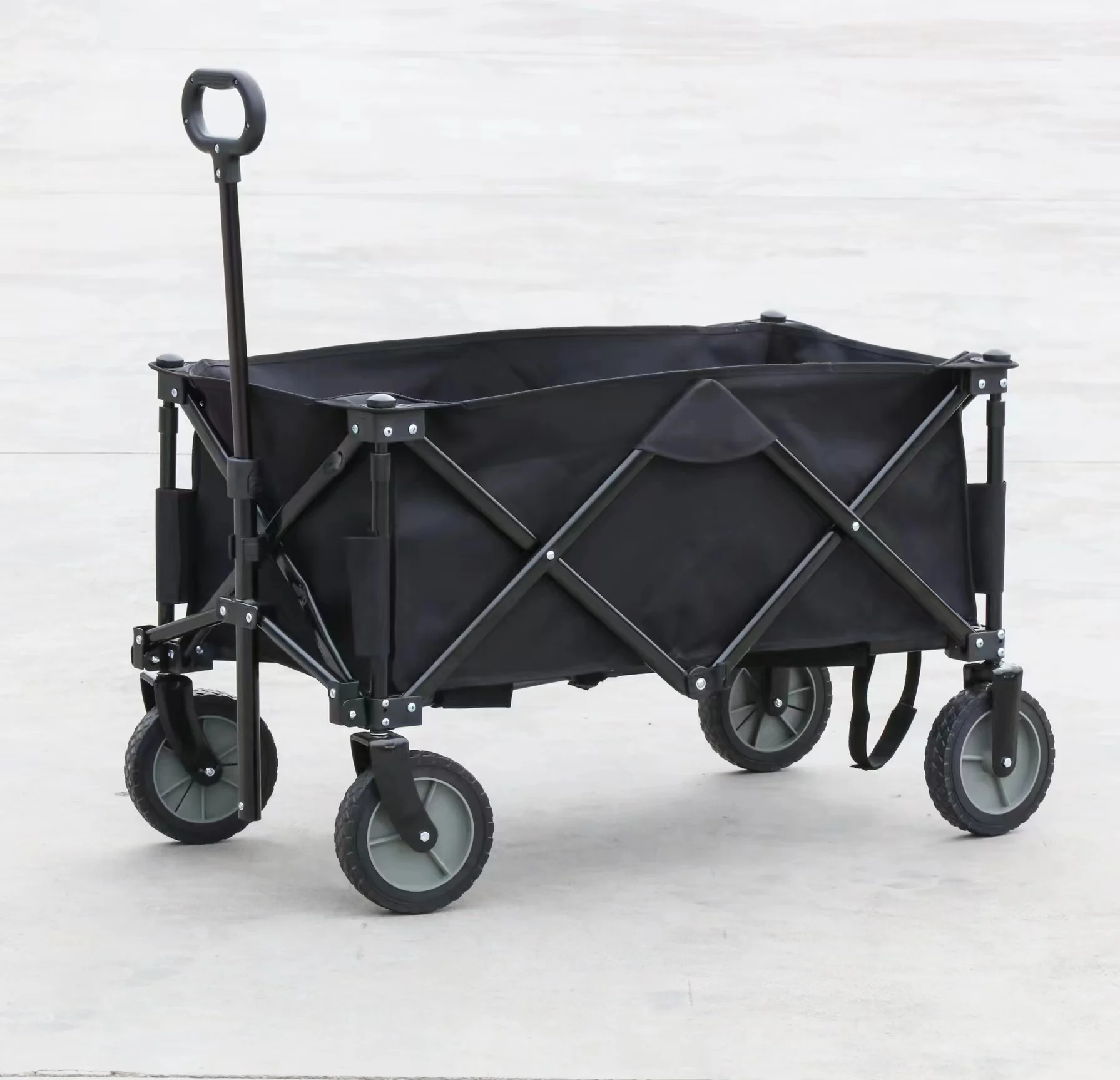 80kg platform car garden folding car family shopping hand push outdoor car FW80