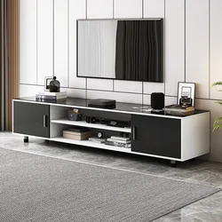 Набор столов из МДФ, современный дизайн, роскошная подставка под телевизор для гостиной, стальная деревянная мебель