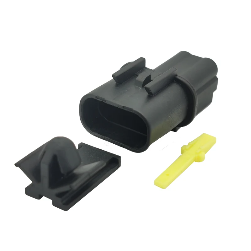2 Pin Автомобильный соединителя PBT водонепроницаемого уплотнения провода разъем