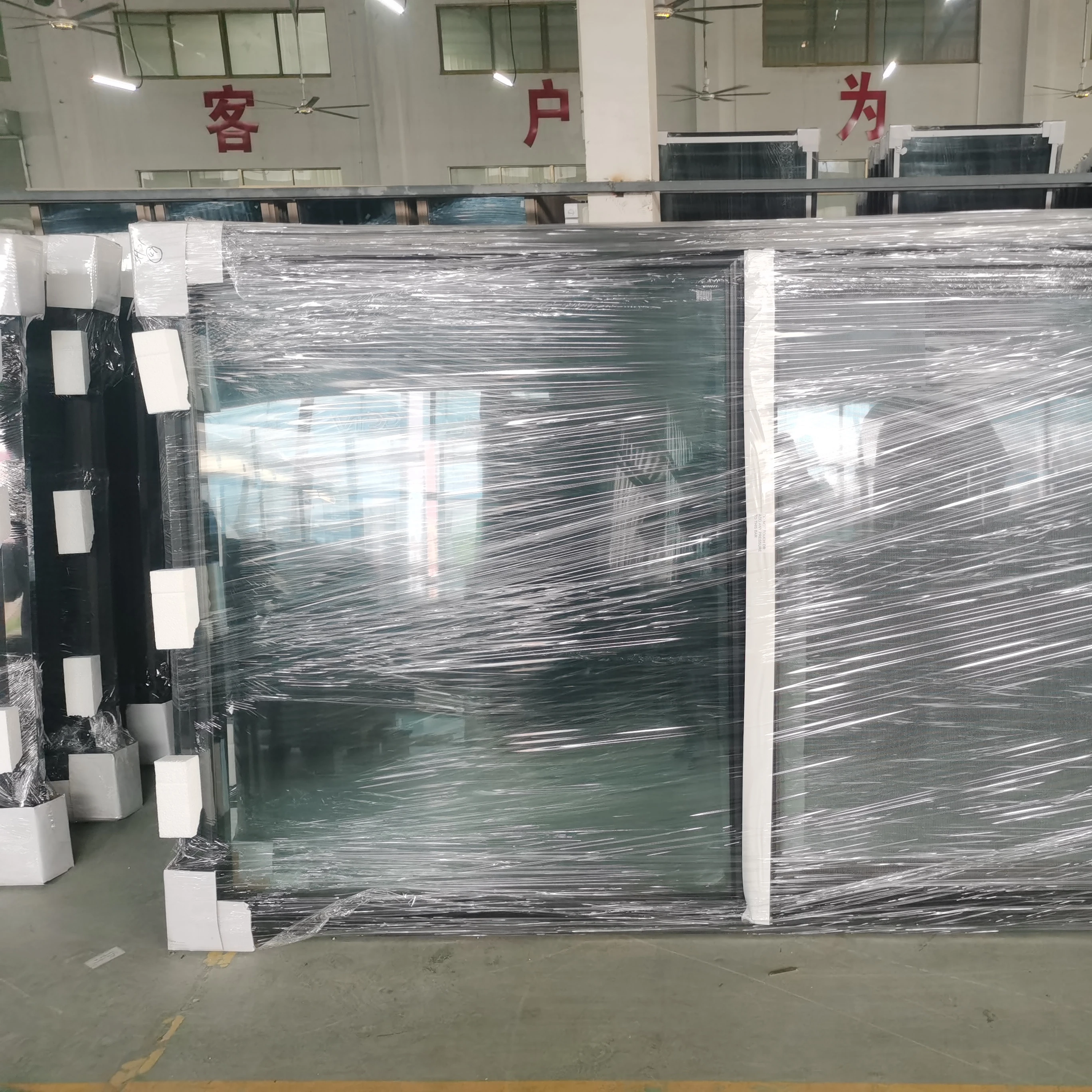 Single hung vinyl black frame glass windows upvc/pvc plastic colors factory window Hot Sale American Style