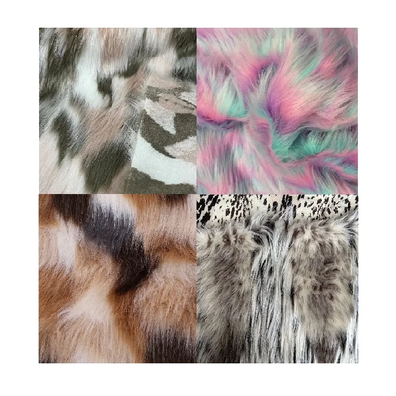 Заводская цена длинные волосы ворсовые ткани из искусственного меха в наличии ширина 160 см 180 ткань меха/