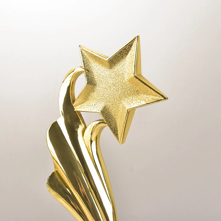 2024 High-quality Customized Music And Dance Award Dancing Lady Figure Golden Metal Trophy