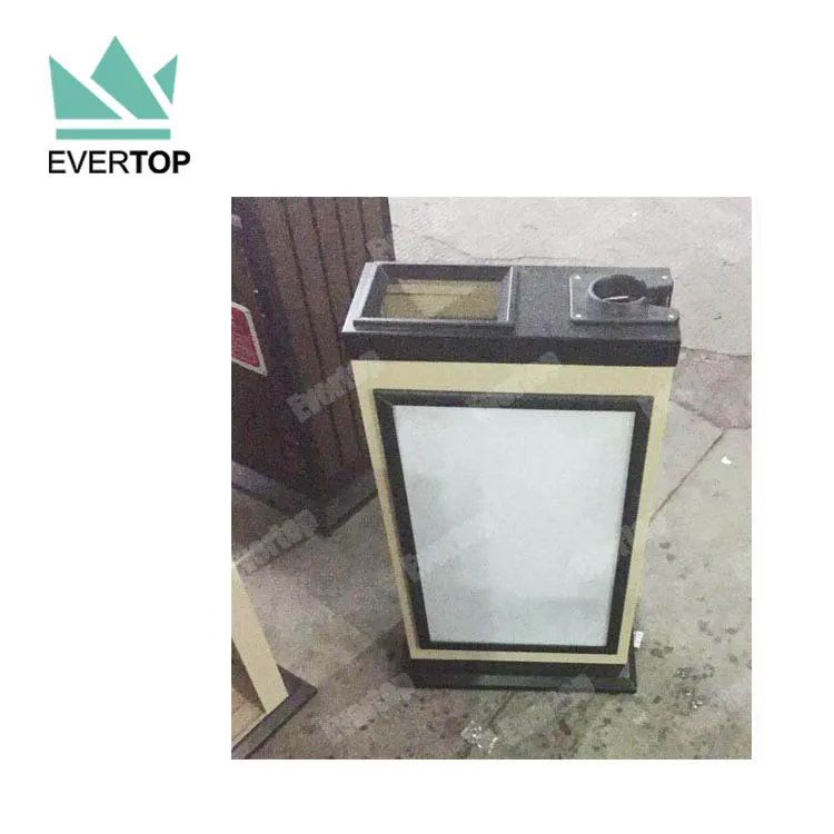 
U-14B Automatic Wet Umbrella packing machine wit trashcan Advertising Sign Frame 